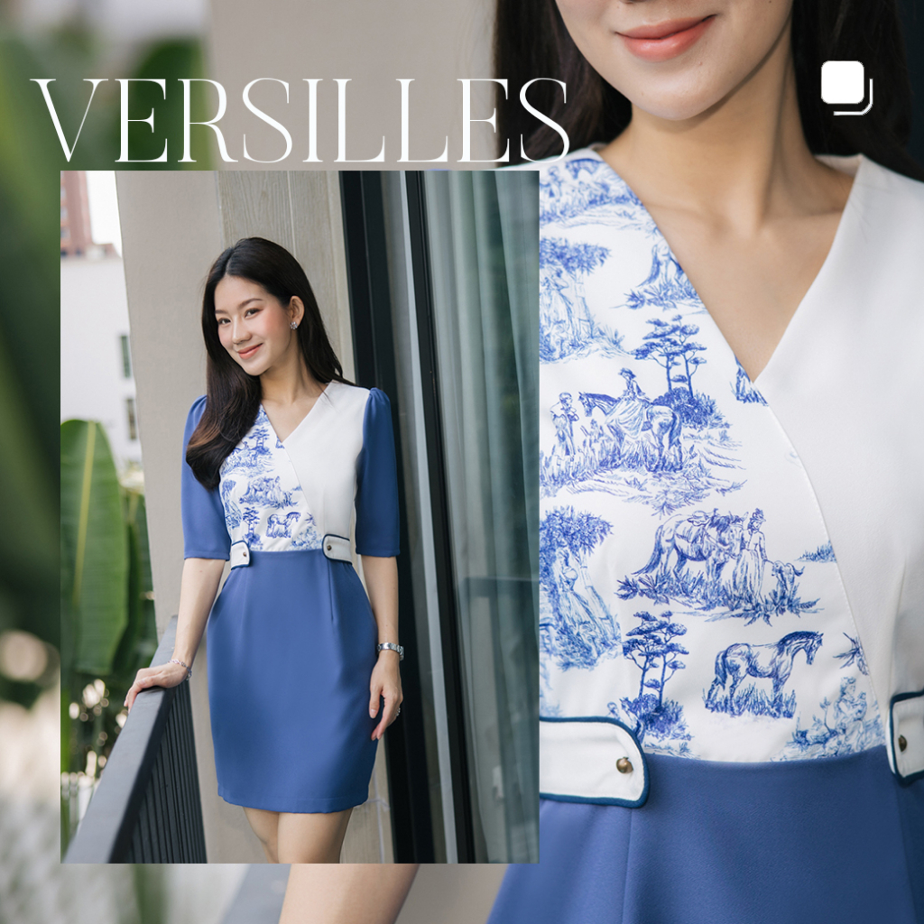 VERSILLES' dress (LIMITED FABRIC PRINT)