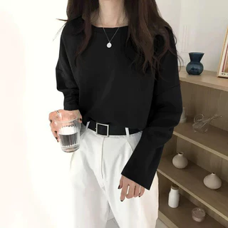 QKshop ยอดฮิต⭐️เสื้อยืดแขนยาว สีสวยมากก ใส่ได้ทุกเทศกาลทุกโอกาสใส่คู่กับแฟนใส่เป็นแก๊งกับเพื่อนก็คือเริ่ด