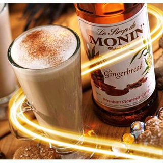 (HomeKoffee) MONIN Gingerbread Syrup โมนิน ไซรัปขนมปังขิง บรรจุขวด 700 ml น้ำเชื่อม MONIN กลิ่น “Gingerbread”