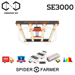 [ส่งฟรี] ไฟปลูกต้นไม้ Spider Farmer® SE3000 300W Full Spectrum LED Grow Light ไฟ Spider farmer led