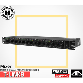 สปิตเตอร์มิกเซอร์ TOPP PRO T-LINK8 SPLITTER PROCESSOR 8 MIXER