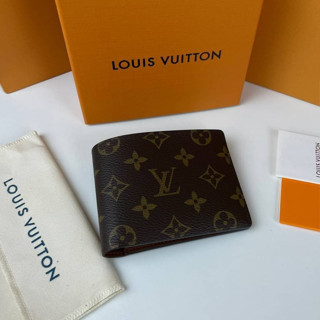 🔥ผ่อนได้🔥LV Multiple Monogram Wallet Size 11 cm งาน Original อุปกรณ์ : Full Box Set