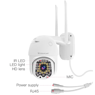 Vstarcam CS664 ใหม่ กล้องวงจรปิดไร้สาย Outdoor ความละเอียด 3MP(1296P) ภาพสี มีAI+ คนตรวจจับสัญญาณเตือน (สีขาว)