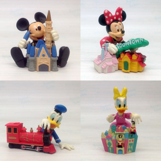 Disney : Disney Resorts Magic Rally Figure Phosphorus (Not for sale) - Full set of 4 - งานแท้ มือสอง มีของ/ตำหนิตามภาพ