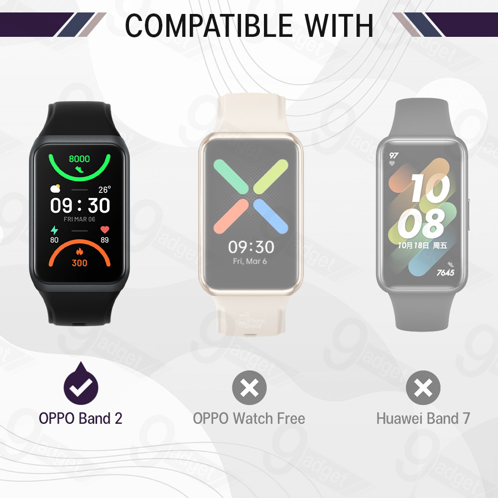 9Gadget - ฟิล์ม 3D OPPO Band 2 เต็มจอ กระจกกันรอย ฟิล์มกันรอย ฟิล์มกระจกนิรภัย เคส สายนาฬิกา สายชาร์จ - PET Tempered - รูปที่ 2