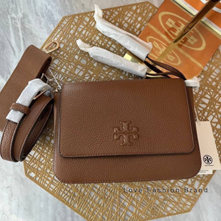 👑ผ่อน0%~แท้100%👑 กระเป๋าสะพาย TORY BURCH 84778 THEA WEB FLAP CROSSBODY