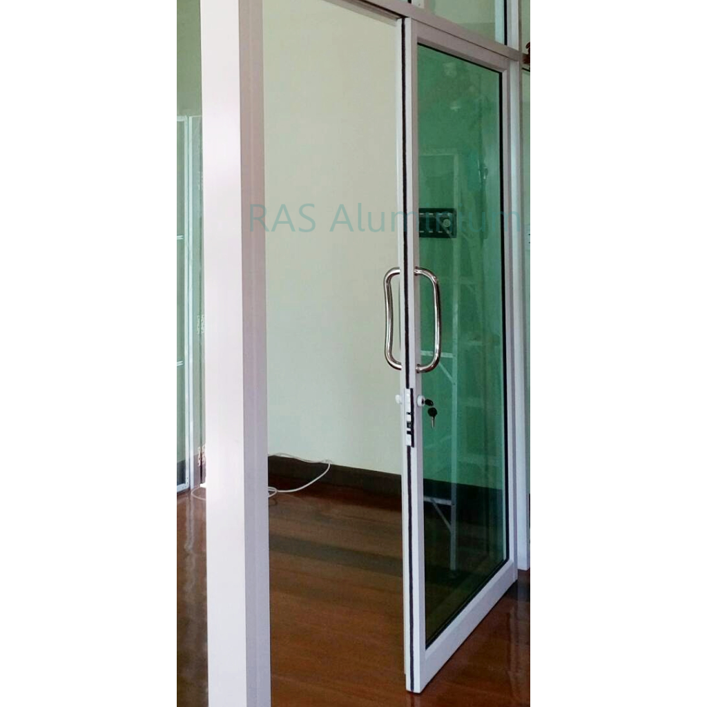 DEEP มือจับประตูสเตนเลส ใช้กับประตูบานสวิงอลูมิเนียม ประตูบานเลื่อนแบบโค้ง มี 2สีให้เลือก - รูปที่ 3