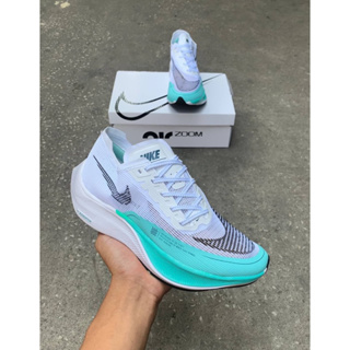 Nike Air Zoom Vaporfly Next % Aqua (size36-45) White Blue