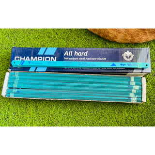 ใบเลื่อย ยกกล่อง 144ใบ champion สีฟ้า 12”*24T per25mm ใบเลื่อยตัดเหล็ก ใบเลื่อย เลื่อยมือ