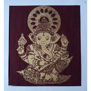 ภาพพิมพ์ศิลปะไทยงดงามบนผ้า No.6 - พุทธศิลป์แห่งความสงบสุข Exquisite Thai Art Prints on Cloth - Peaceful Buddha Art