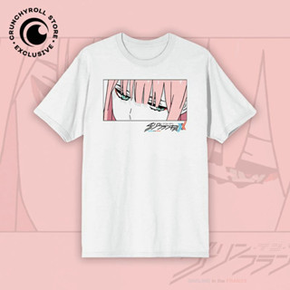 DARLING in the FRANXX - เสื้อยืด Zero Two Eyes เสื้อผ้าคู่รักชายหญิง