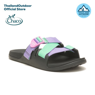 Chaco Chillos Slide / Women / Purple Green