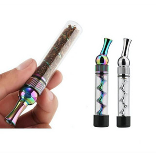 Glass Blunt with rotating metal tip. Kit with replacement parts.