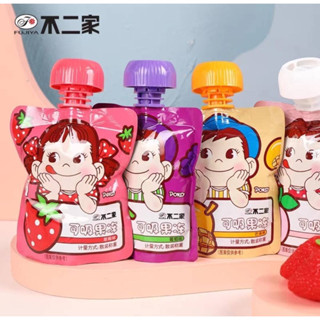 [พร้อมส่ง] *Fujiya เยลลี่ผลไม้แบบดูด *เจลลี่ ขนมเยลลี่ บุก *ปริมาณ 85g. เจลลี่รสผลไม้ หวาน อร่อย อยู่ท้อง ไดเอท