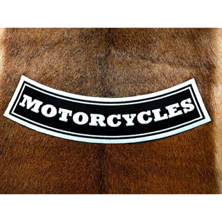 ตัวรีดติดเสื้อขนาดใหญ่ แจ๊คเก็ต อาร์ม ยีนส์ Motorcycle Hipster Embroidered Iron on Patch  DIY