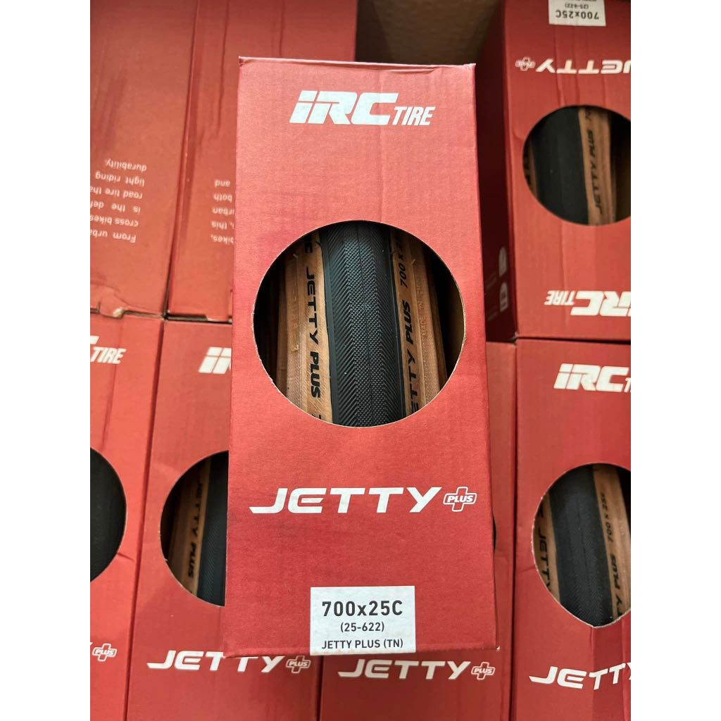 ยางนอกจักรยานเสือหมอบ IRC Jetty PLUS (ขอบแก้ว ) แบรนด์ญี่ปุ่น