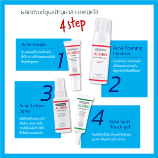 Dr.Somchai 4 Step Acne Set (เซ็ตใหญ่) ชุดดูแลปัญหาสิว