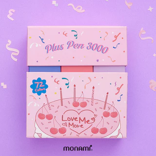 Monami ปากกาสีน้ำ รุ่น Plus Pen 3000 ชุด 72 สี (Limited Edition)