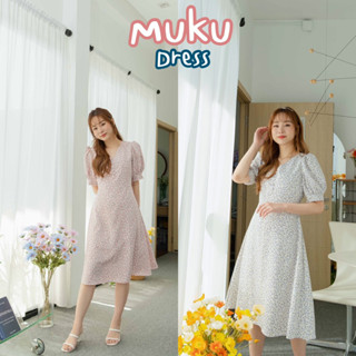 muku dress (กระดุมเปิดไม่ได้นะคะ)