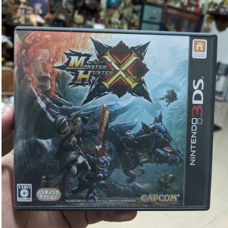 แผ่นเกม 3ds Monster Hunter X Nintendo 3DS Japan มือสอง ส่งไว ส่งทันที 241121