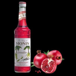 (HomeKoffee) MONIN Grenadine Syrup โมนิน ไซรัปเกรนาดีน บรรจุขวด 700 ml. น้ำเชื่อม MONIN กลิ่น “Grenadine”