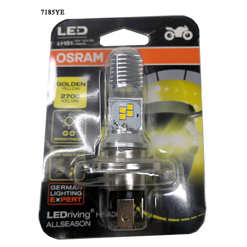 OSRAM หลอดไฟรถมอเตอร์ไซค์ HS1 LED สำหรับรถ ไฟกระแสตรง (DC) เท่านั้น  **สินค้าโล๊ะสต๊อก**