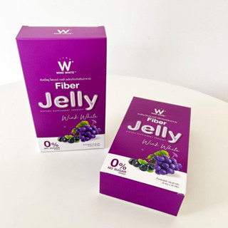 ราคาต่อกล่อง FIBER JELLY BY WINK WHITE ดีท็อกซ์เพื่อสุขภาพ 1 กล่อง 5 ซอง