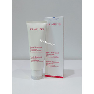 โฟมล้างหน้า-สูตรอ่อนโยน-Clarins-Gentle-Foaming-Cleanser-With-Cottonseed-125ml