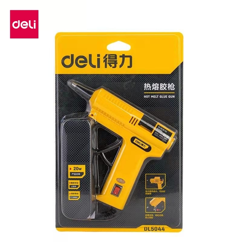 Deli ปืนกาวไฟฟ้า 20W / 40W / 60W ปืนยิงกาวโซโล  มีที่ตั้ง ใช้งานสะดวก สำหรับกาวแท่ง 7 mm Glue Gun - รูปที่ 5