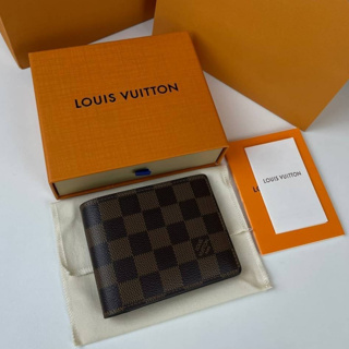 🔥ผ่อนได้🔥LV Multiple Damier Wallet Size 11 cm งาน Original อุปกรณ์ : Full Box Set