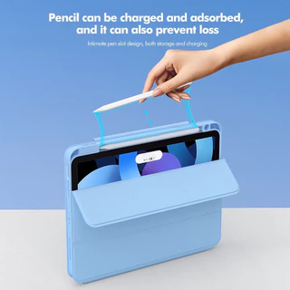 GOOJODOQ เคสไอแพด หมุนได้ 360 องศา พร้อมขาตั้งแม่เหล็ก สําหรับ for iPad Pro 11 Air5 Air4 Gen10 10.9 Gen9 8 7 10.2 Case Air 6 11 2024