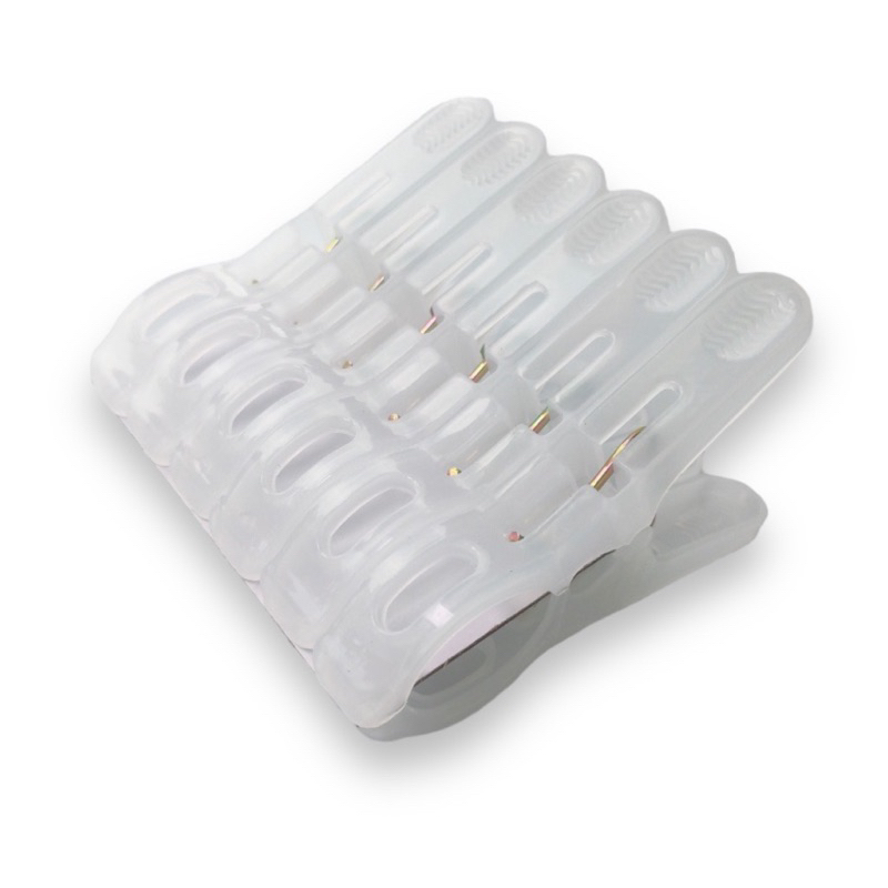 กิ๊บหนีบผ้าตัวใหญ่ สไตล์มินิมอล (แพ็ค 6 ชิ้น) ที่หนีบผ้า คลิปหนีบผ้า - รูปที่ 6