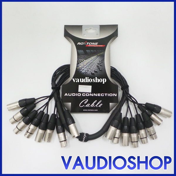 1M (XLR ผู้4+XLR เมีย4)+(XLR ผู้4 XLR เมีย4) ยาว 1เมตร ROXTONE MUC019L1 สายสัญญาณ XLR ผู้+XLR เมีย (