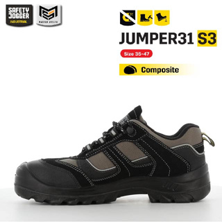 [รับประกัน 3 เดือน] Safety Jogger รุ่น JUMPER31 S3 รองเท้าเซฟตี้หุ้มส้น หัวคอมโพสิท ไม่ผสมโลหะ พื้นกันน้ำมัน