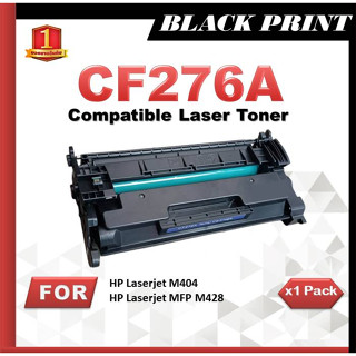 ตลับหมึกโทนเนอร์ สีดำ ตลับเทียบเท่า BlackPrint  LaserJet Toner Cartridge  CF276A/HP LaserJet Pro M404  HP LaserJet Pro M