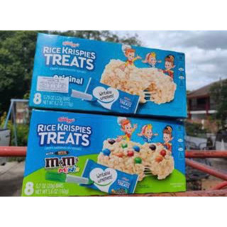 Kellogg’s rice crispy treats 176g. เคลลอกซ์ ข้าวพองอบกรอบออริจินัล นำเข้าจากอเมริกา🇺🇸