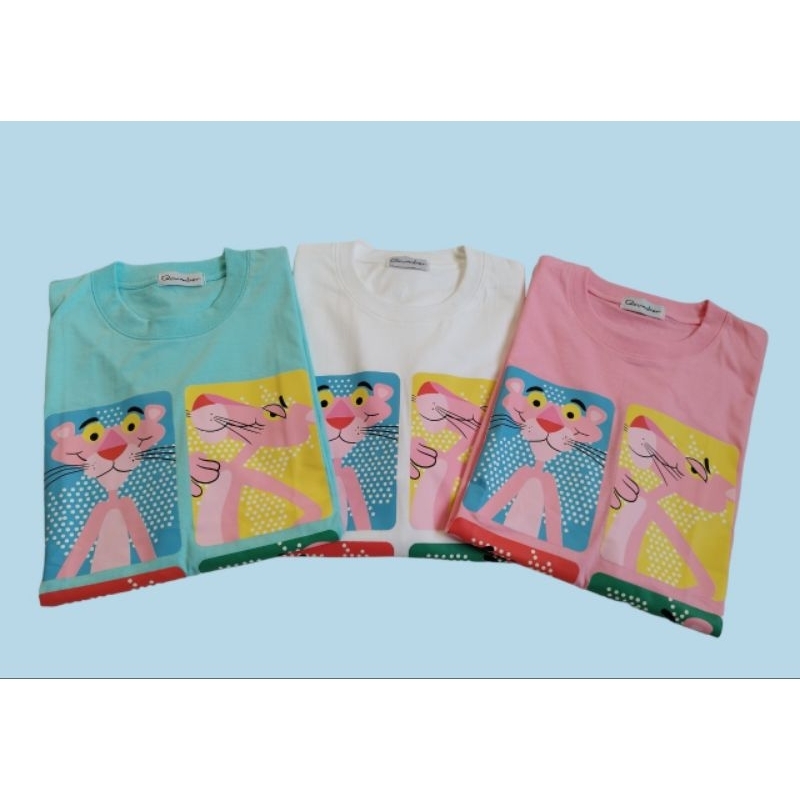 เสื้อยืด Oversize Qcumber Pink Panther (Cotton100%)