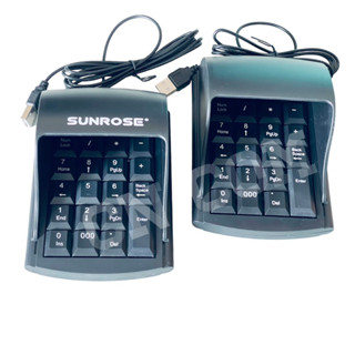 Universal แป้นพิมพ์ตัวเลข ป้องกันระหัส USB Mini Keyboard Angka Keycap สำหรับแล็ปท็อป Desktop PC คอมพิวเตอร์Numpad 19ปุ่ม