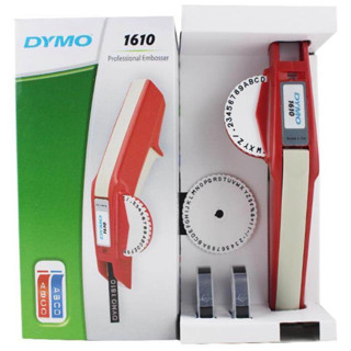 Dymo เครื่องปั๊มอักษร รุ่น 1610 สีแดง#1610 [S24]