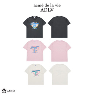 ADLV (acmé de la vie) CHECKERBOARD HEART BEAR SHORT SLEEVE T-SHIRT (ADL22TS0052U)