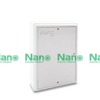 แผงไฟฟ้าพลาสติก (Switch board) 6*8 สีขาวNano มือ 1 พร้อมส่ง