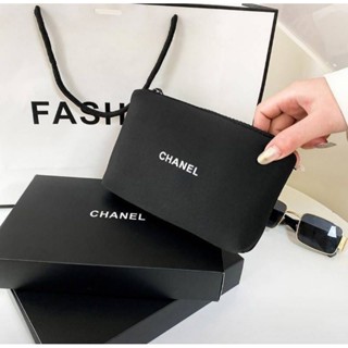 **พร้อมกล่อง** CHANEL Cosmetic Gift bag กระเป๋าใส่เครื่องสำอางค์ งานมาพร้อมกล่อง