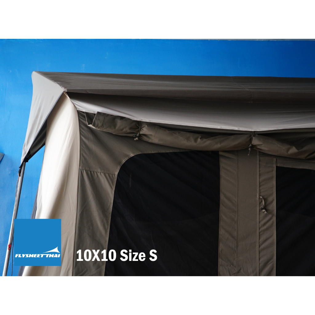 Rain Cover TC 10x10 Kodiak หลังคาตรงรุ่น