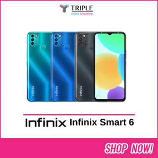 INFINIX Smart 6 (Ram 3+64GB) เครื่องศูนย์ประกัน 1ปี