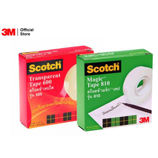 SCOTCH 3M TRANSPARENT TAPE &amp; MAGIC TAPE รุ่น 600/810