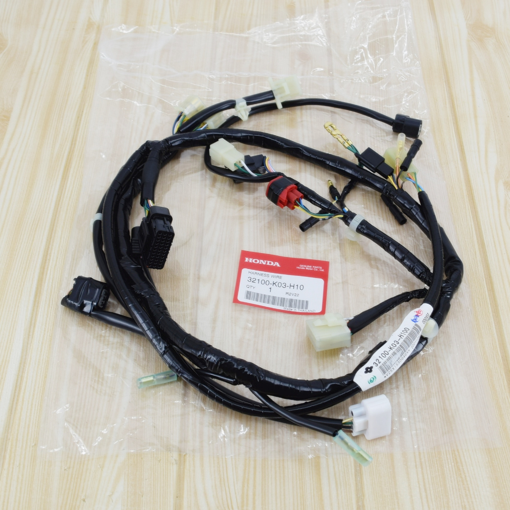 ชุดสายไฟเมน เวฟ110i ปี18 (สตาร์ทมือ) แท้ศูนย์ฮอนด้า ราคา/1ชุด 32100-K03-H10