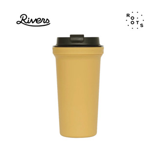 Rivers - WALLMUG BEARL SOLID 14oz   แก้วพลาสติกสองชั้นแบบพกพา จาก ประเทศญี่ปุ่น