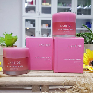 ราคาต่อ 1ชิ้น Laneige Lip Sleeping Mask 20g มาส์กสำหรับริมฝีปาก #Berry ผลิต 12/2021