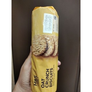 M&amp;S Oat Crunch Biscuits บิสกิตผสมข้าวโอ๊ต 300กรัม