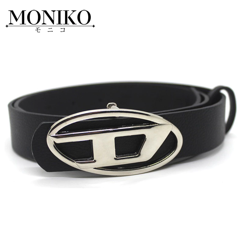 MONIKO ผู้หญิง เข็มขัดพังก์ ปรับได้ เข้ากับทุกการแต่งกาย หัวเข็มขัด ลายตัวอักษร D กางเกง ตกแต่ง หนัง PU เข็มขัดเอว thumbnail 9